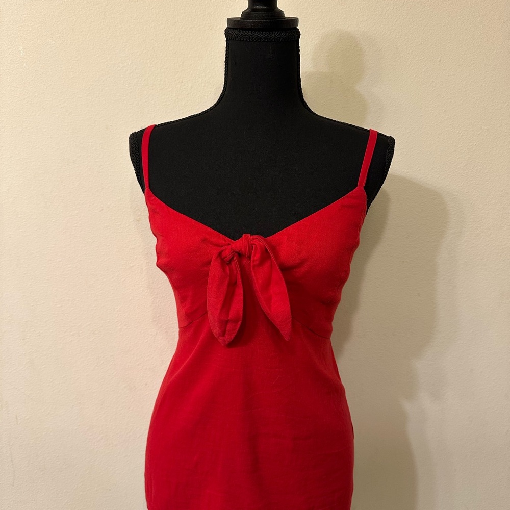 Old Navy Red Camisole with Tie Front